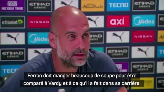 4e j. - Guardiola : “Je suis un grand fan de Jamie Vardy”