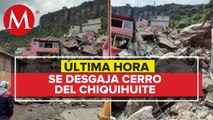 Se desgaja cerro del Chiquihuite en Tlalnepantla; reportan 4 desaparecidos en EdoMex