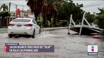 Saldo blanco en Baja California Sur tras el paso de huracán 