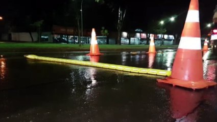 Fiscalização de trânsito é realizada na Avenida Brasil, no Bairro São Cristóvão