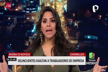 Download Video: Chorrillos: trabajadores son asaltados en la puerta de su centro de trabajo