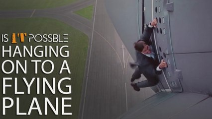 Is it possible to hang on to a flying plane | Falling off plane