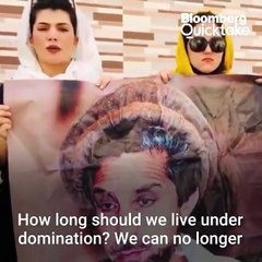 Скачать видео: Afghan Women Risk Beatings to Protest for Rights Under the Taliban