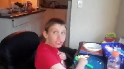 Bodhi  eating for the 1st time in 11 days