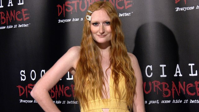 Actress Brianne Buishas attends the Social Disturbance private screening red carpet in Los Angeles