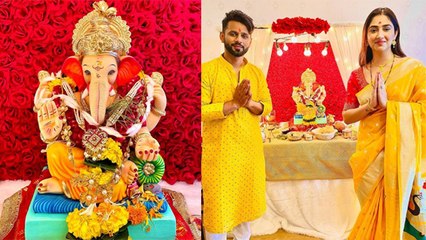Ganesh Utsav 2021: Rahul Vaidya Disha Parmar का First Ganpati Celebration; VIRAL VIDEO | Boldsky
