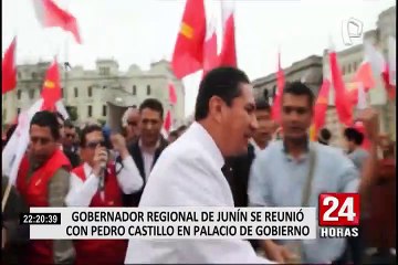 Autoridades de Junín se reunieron con el presidente Pedro Castillo
