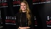 Actress Meredith Jackson attends the "Social Disturbance" private screening red carpet in Los Angeles