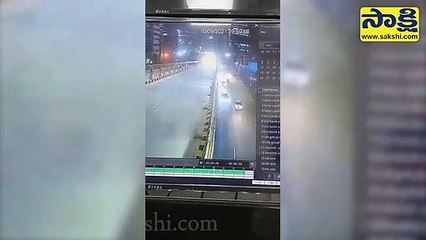 సాయి తేజ్ యాక్సిడెంట్‌: సీసీ టీవీ దృశ్యాలు