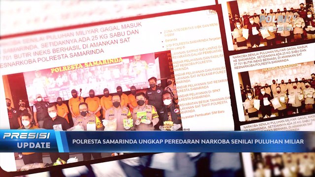 Polresta Samarinda Berhasil Ungkap Peredaran Narkoba Senilai Puluhan Miliar Rupiah dari 6 Tersangka