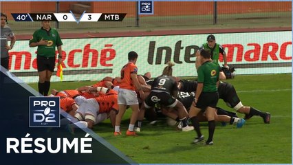PRO D2 - Résumé RC Narbonnais-US Montauban: 9-11 - J03 - Saison 2021/2022
