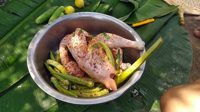 Gà nướng siêu cay siêu to siêu khổng lồ - Super Big Super Huge Super Spicy Grilled Chicken