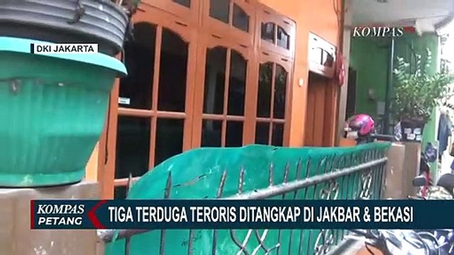 Densus 88 Tangkap 3 Terduga Teroris di Jakarta Barat dan Bekasi