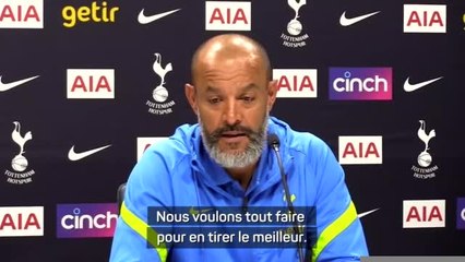 4e j. - Nuno Espirito Santo : "Nous comptons sur Ndombele"