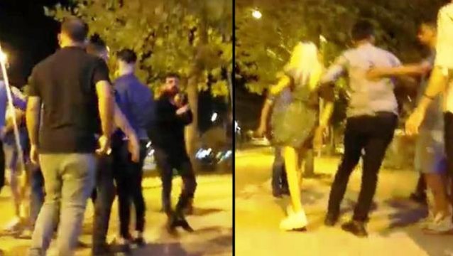 Kız meselesi yüzünden mekanı birbirine kattı, ortalık savaş alanına döndü
