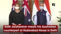 EAM Jaishankar meets his Australian counterpart at Hyderabad House in Delhi