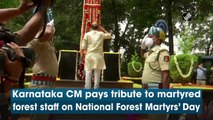 Karnataka CM pays tribute to martyred forest staff