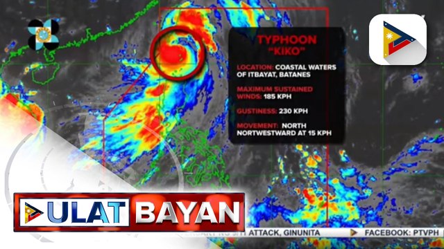 Bagyong #KikoPH, bahagyang humina at inaasahang lalabas ng PAR bukas ng gabi; 120 pamilya sa Cagayan at Isabela, inilikas dahil sa bagyong #KikoPH