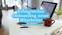 Erfolgreiches Onboarding neuer Mitarbeiter — Tipps von Holger Schäfer (Hamm)