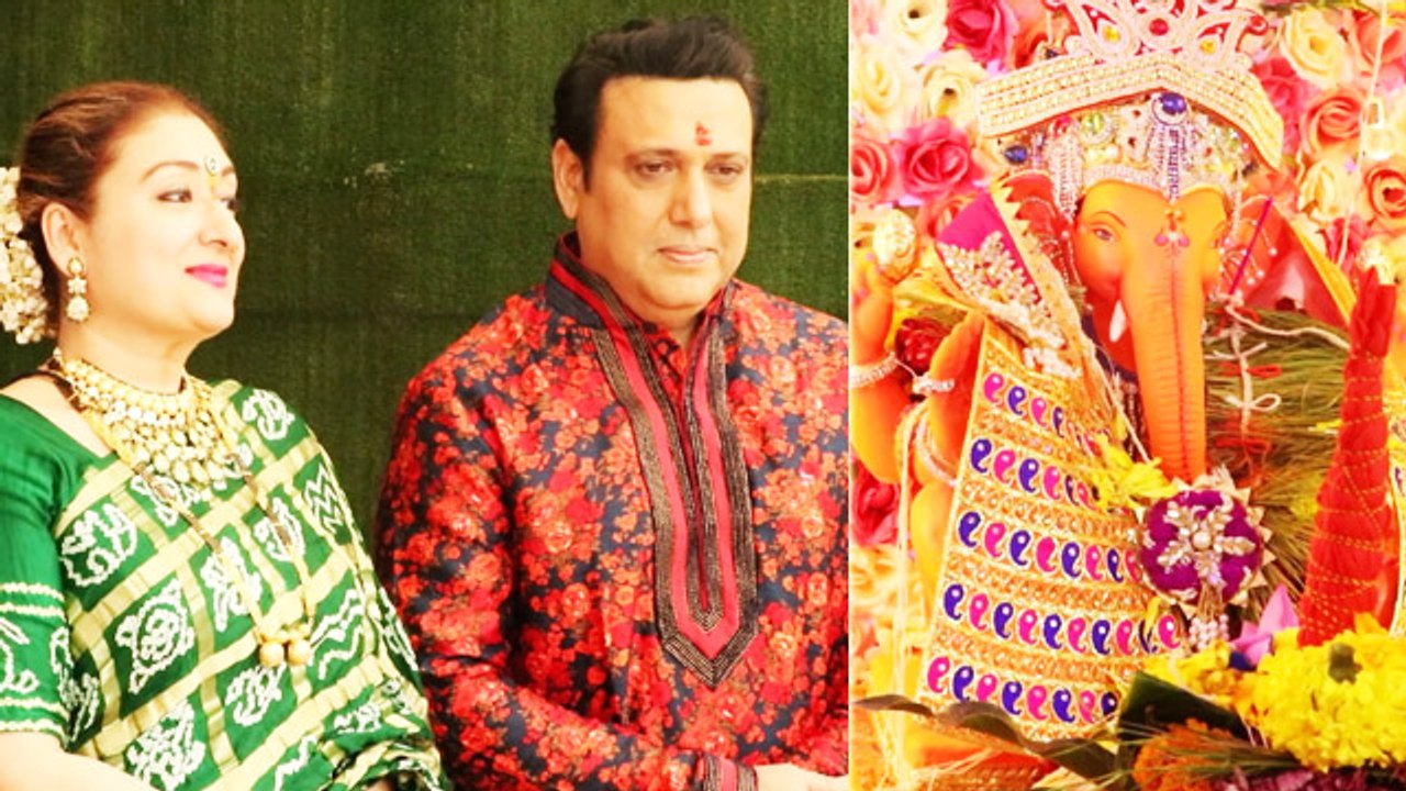 Govinda Celebrates Ganesh Chaturthi 2021 With Family
