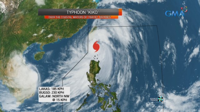 Typhoon Kiko, humina habang tinatawid ang coastal waters ng Itbayat, Batanes | 24 Oras Weekend