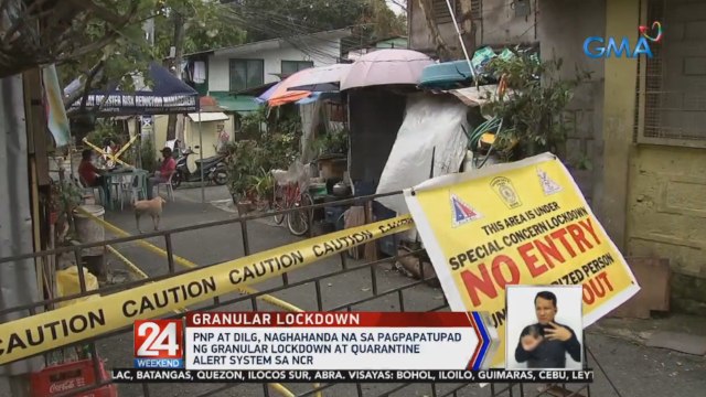 PNP at DILG, naghahanda na sa pagpapatupad ng granular lockdown at quarantine alert system sa NCR | 24 Oras Weekend