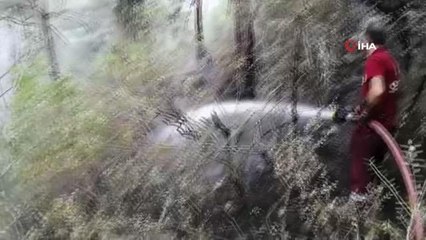 Karabük'te örtü altı yangını büyümeden söndürüldü