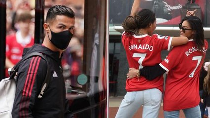 Büyük buluşmaya az kaldı! Manchester'da Ronaldo çılgınlığı yaşanıyor