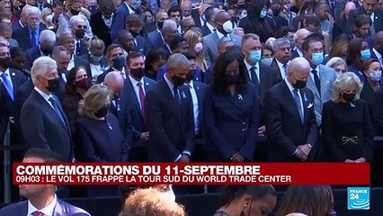 20 ans du 11-Septembre: deuxième minute de silence au mémorial de Manhattan