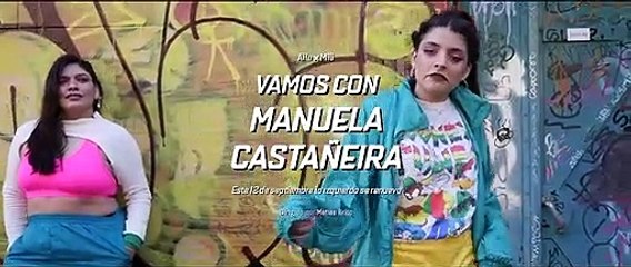 El trap de Manuela Castañeira en Palermo, lejos de la Provincia en la que hace campaña