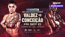 Oscar Valdez vs Robson Conceicao Fight Highlights