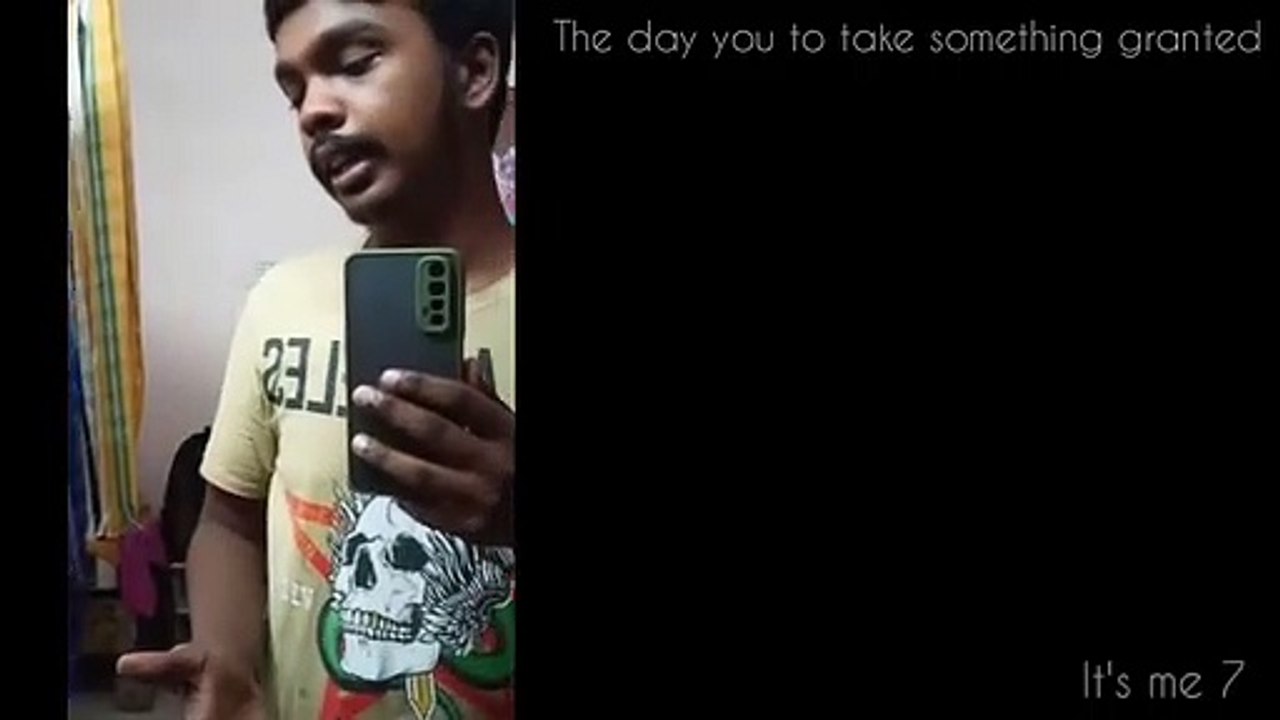 The day we taking something for granted......