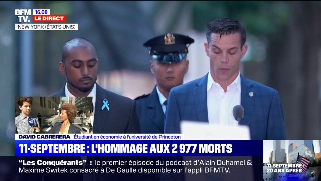 Je n'étais pas encore né le 11 septembre 2001, mais tous nos aînés nous en parlent : le témoignage d'un étudiant venu commémorer les attentats