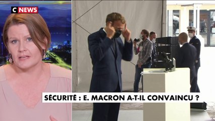 Sandra Buisson résume l'intervention d'Emmanuel Macron à Roubaix