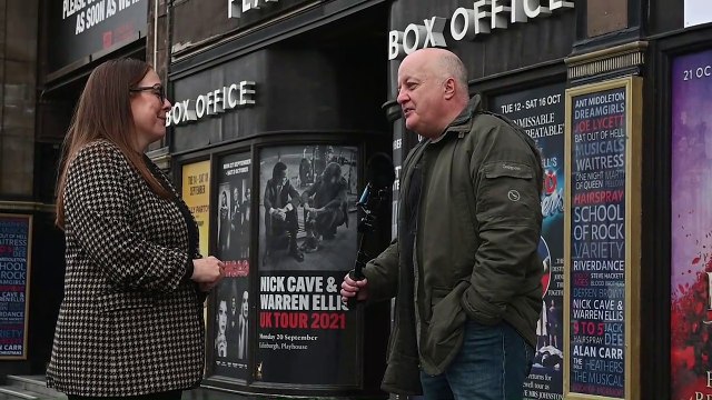 Edinburgh Playhouse is open again - Join Liam Rudden as he meets staff at Greenside Place