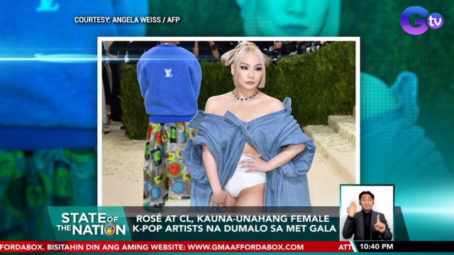 Rose at CL, kauna-unahang female K-pop artists na dumalo sa Met Gala | SONA