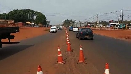 Trevo do Gauchão é interditado para rebaixamento da rodovia e construção de viaduto