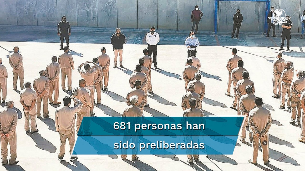 Segob confirma preliberación de 681 presos tras acuerdo para excarcelar a internos sin sentencia