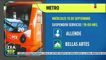 Fiestas patrias: cierres y horarios del Metro CDMX