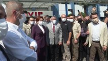 RİZE/ARTVİN - İYİ Parti Genel Başkanı Meral Akşener, esnafı ziyaret etti