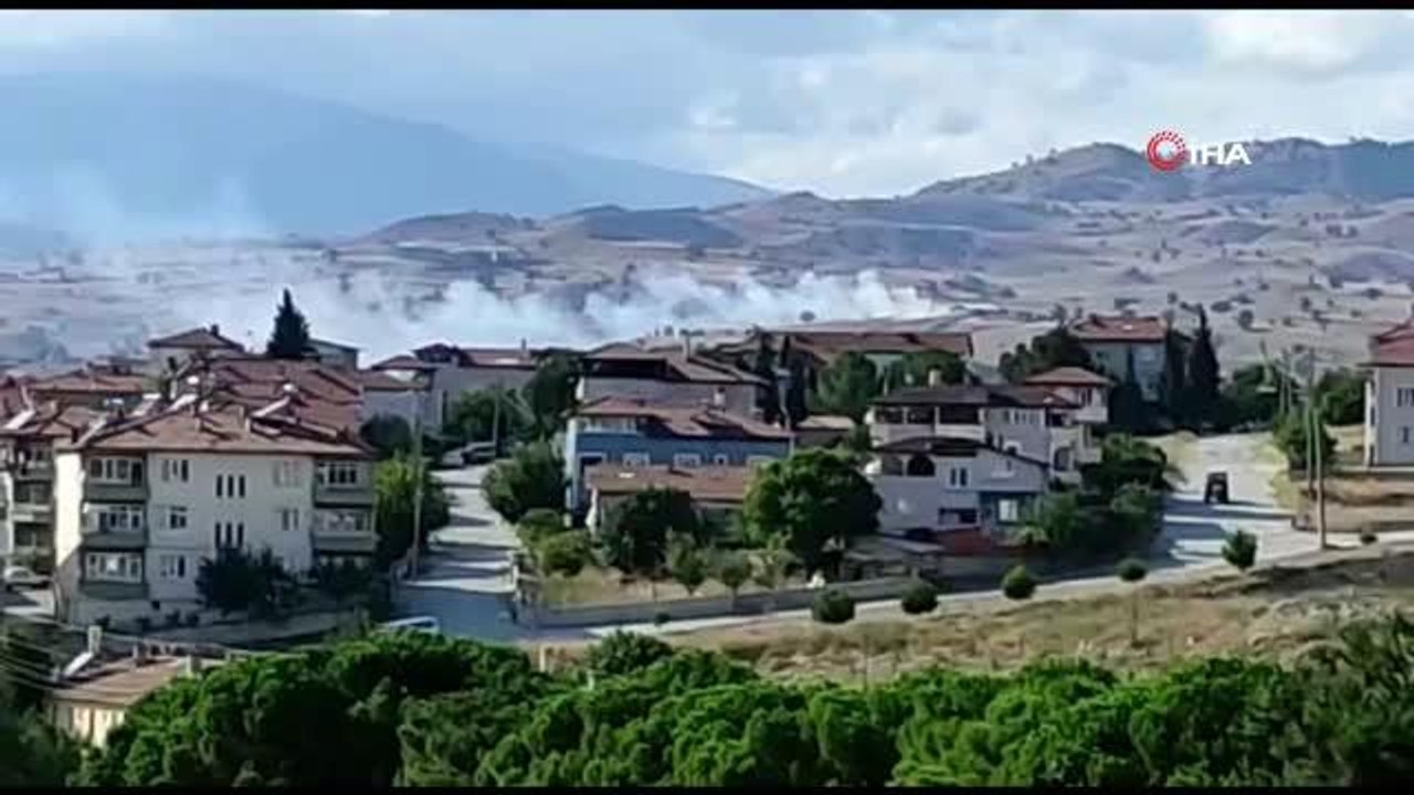 Amasya'da 10 bin balya saman kül oldu