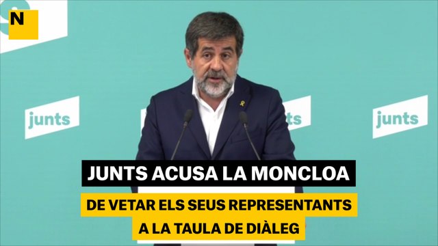 Junts acusa la Moncloa de vetar els seus representants a la taula de diàleg