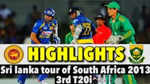 South Africa vs Srilanka 3rd T20 Highlights 2021 | SA vs SL 3rd T20 Highlights 2021