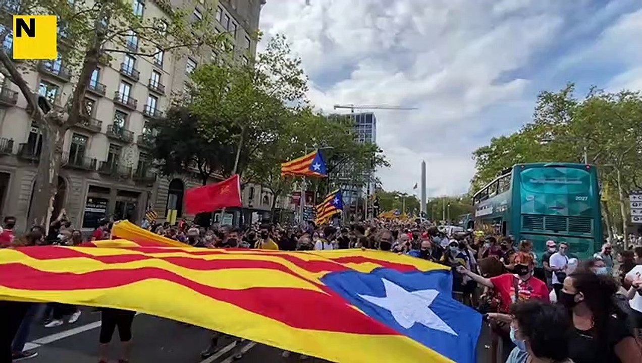 La columna dels CDRs arrenca des dels Jardinets de Gràcia, per passeig de Gràcia, direcció mar