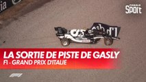 La sortie de piste de Pierre Gasly en qualification sprint