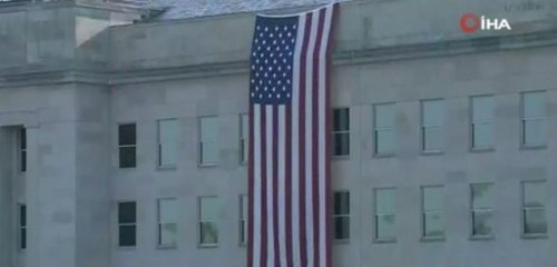 ABD'de 11 Eylül'ün 20. yıl dönümünde saldırıda ölenler Pentagon'da anıldı