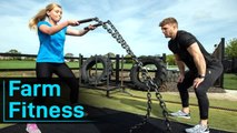 Farm Fitness Workout with Tires and Hay | Strength and Fitness Exercises | Oneindia News