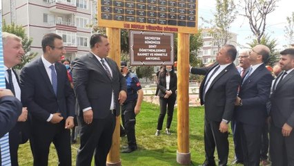 Aybüke öğretmenin ismi bu parkta yaşatılacak