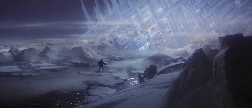 Huge Crystalline Building similar-to The Regular-Kryptonian-Crystalline Architecture on The Planet Krypton • The Jor-El A.I. from Superman The Movie via Its' Special Edition