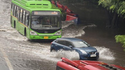 Download Video: Incessant rain lashes Delhi, IMD raises alert for next day